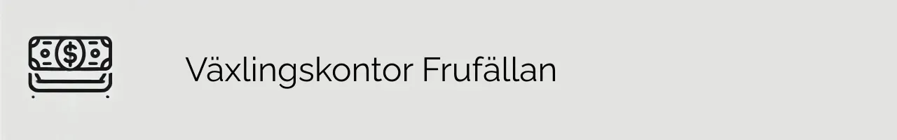 Växlingskontor Frufällan